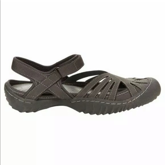 JSport Women's Mary Jane Sport Poppy Grey Sandal - Picture 3 of 5
